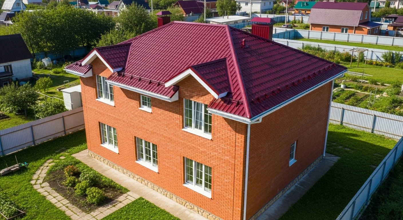 Замена кровли на металлочерепицу