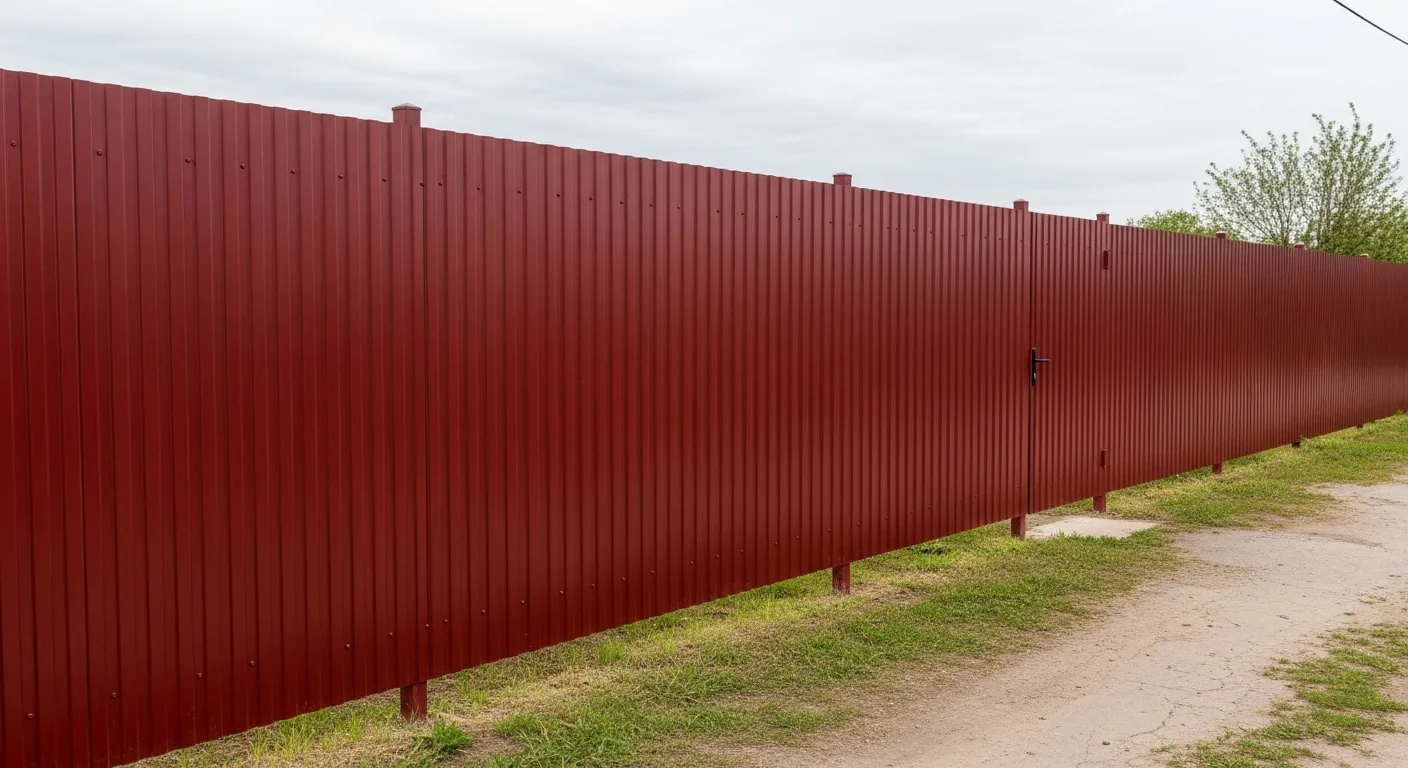 Забор из профлиста