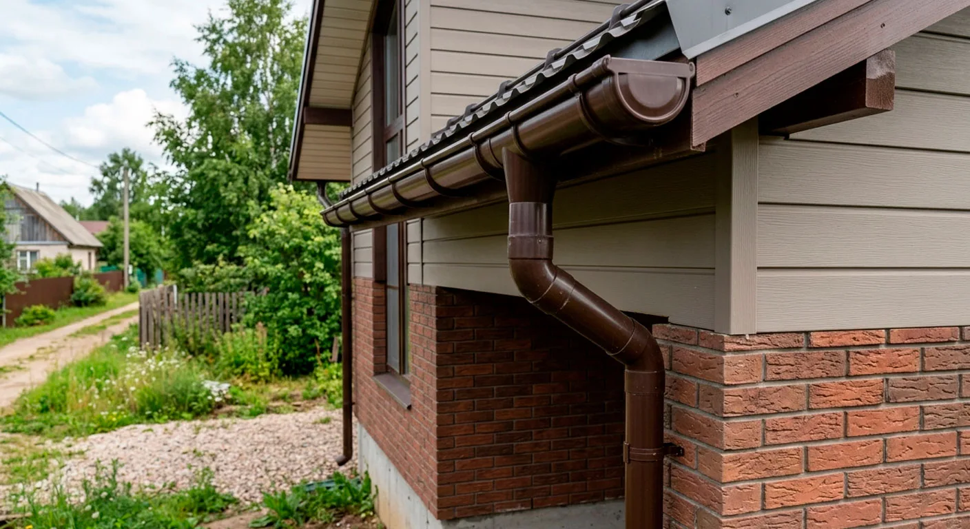 Монтаж водосточной системы