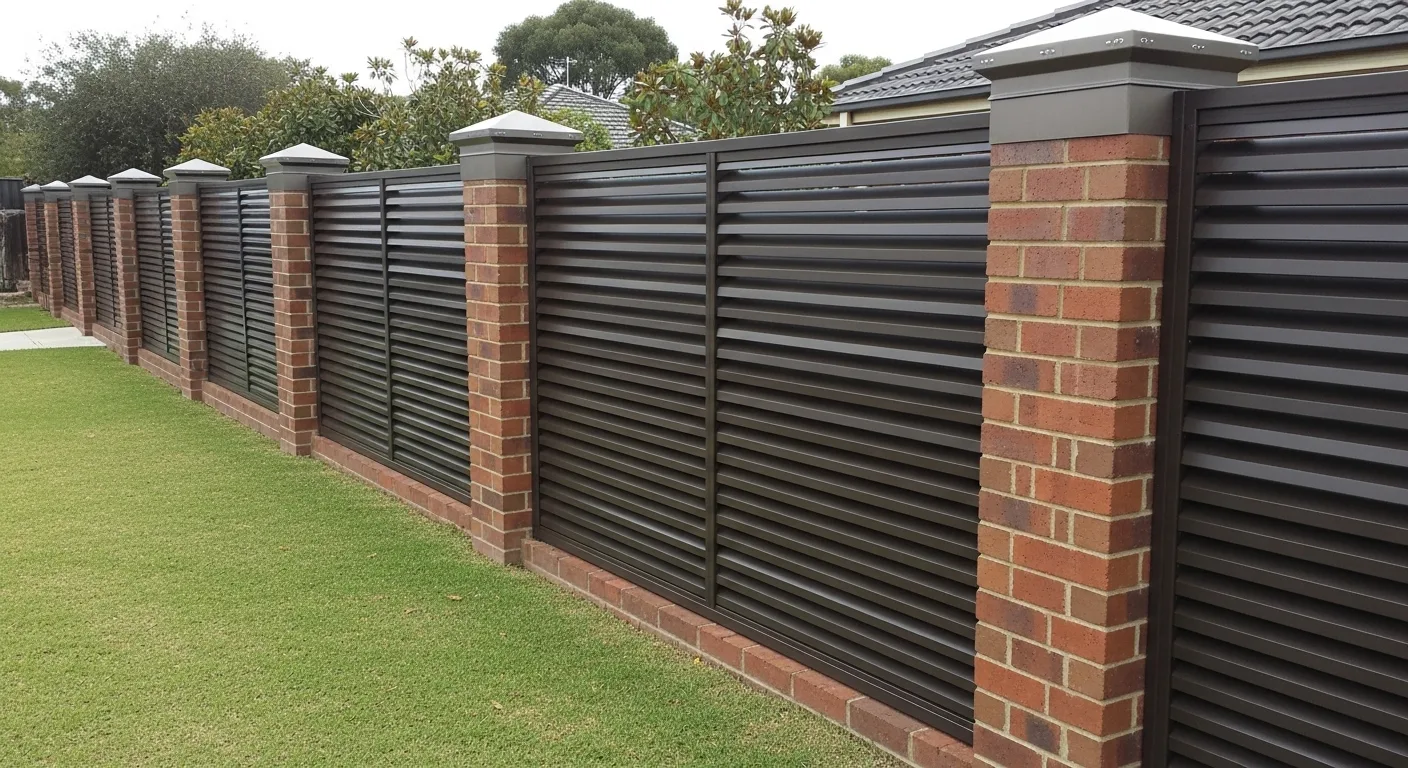 Забор жалюзи